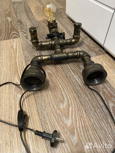 Лампа настольная ручная работа