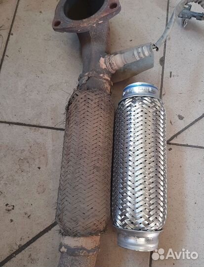 Ремонт гофры глушителя Альфа Ромео