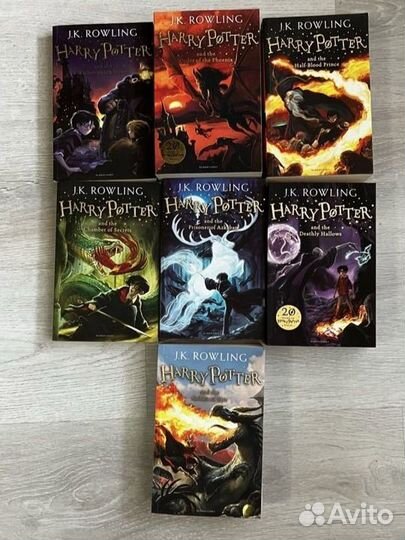 Первые три книги Гари Поттер, на английском языке