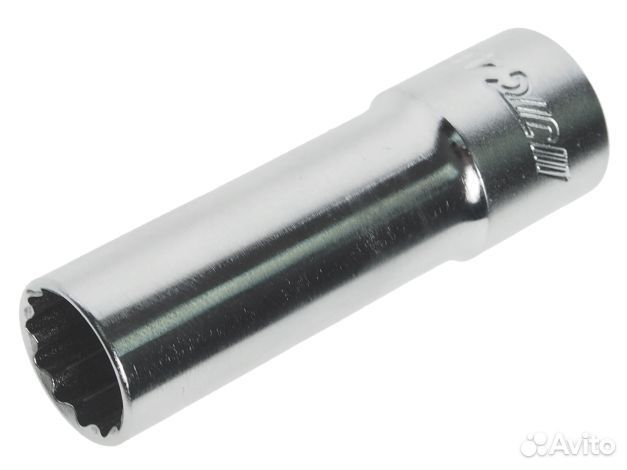 Головка свечная с резиновым фиксатором 12-гранная