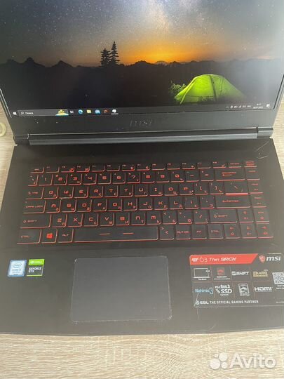 Игровой ноутбук msi i7