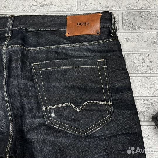 Рэп Джинсы Hugo Boss с Вышивкой Jeans