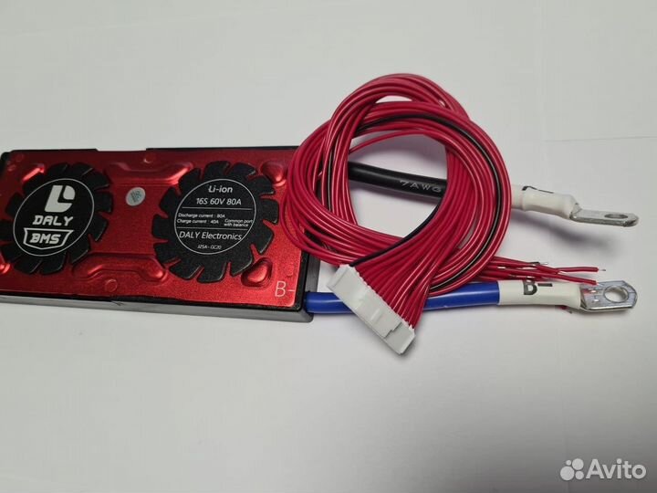 Плата контроля BMS Li-ion 16S 60V 80A