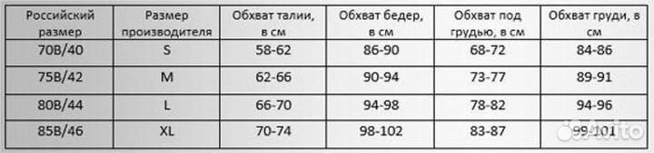 Комплект нижнего белья 85C