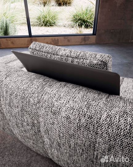 Диван прямой тканевый