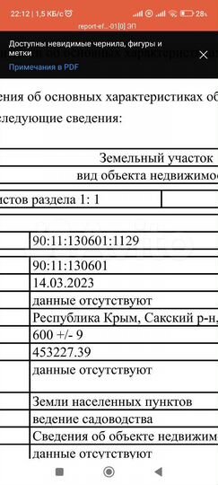 Участок 6 сот. (СНТ, ДНП)