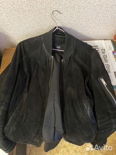 Кожаная куртка мужская