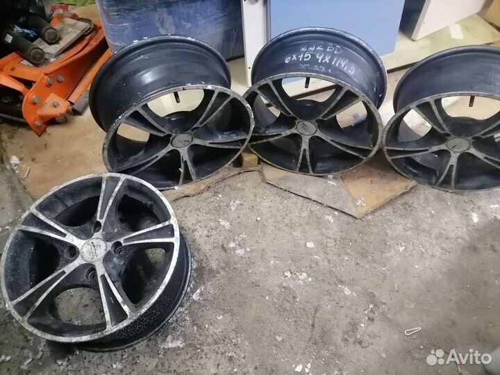 Литые диски R 15 4*114.3