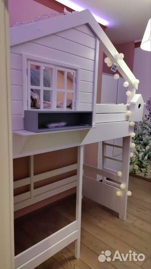 Кровать-чердак Уютное гнездышко