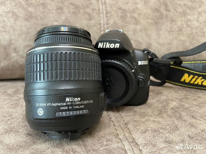 Фотоаппарат Nikon D3000 Kit