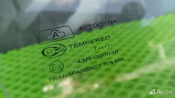 Стекло заднее правое Daewoo nexia