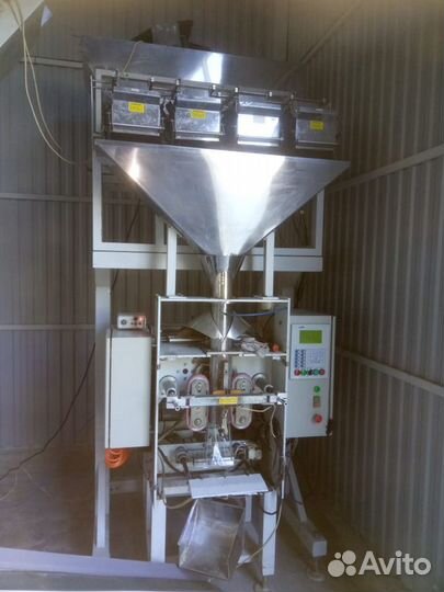 Фасовочная линия Нотис с 4-х ручьевым дозатором