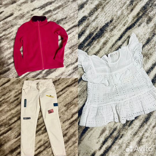 Пакет одежды (20 вещей) на девочку 120-140