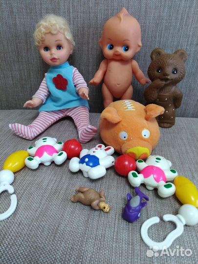 Игрушки детские, частично СССР