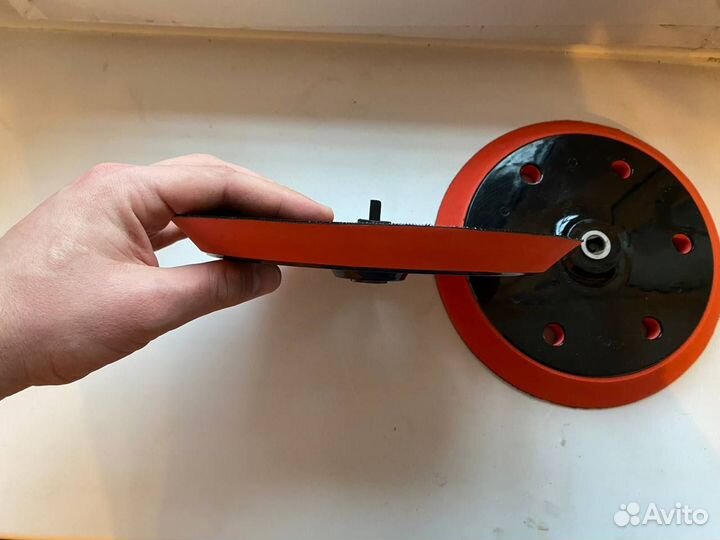 Подошва жесткая для шлифмашинки (жираф) 225мм