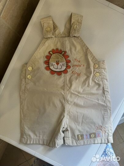 Летние комбинезоны на мальчика 74-80