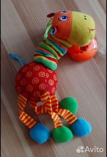 Игрушка подвеска на коляску жираф