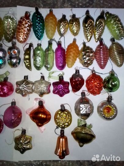 Елочные игрушки СССР