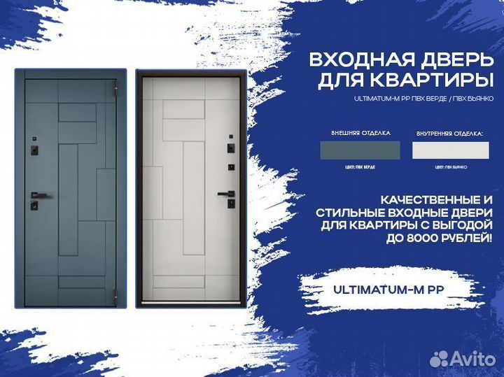 Дверь входная с терморазрывомм