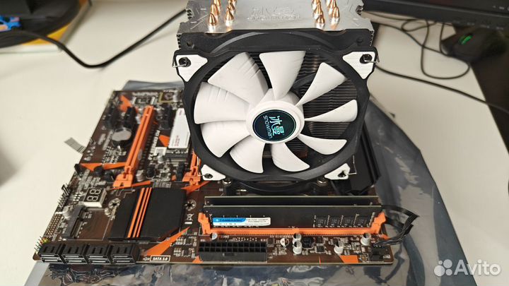 Xeon E5 2678 V3 Комплект проц-мать-DDR4-NVMe-охлад
