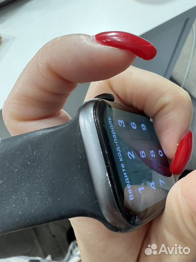 Часы apple watch 4 44mm nike
