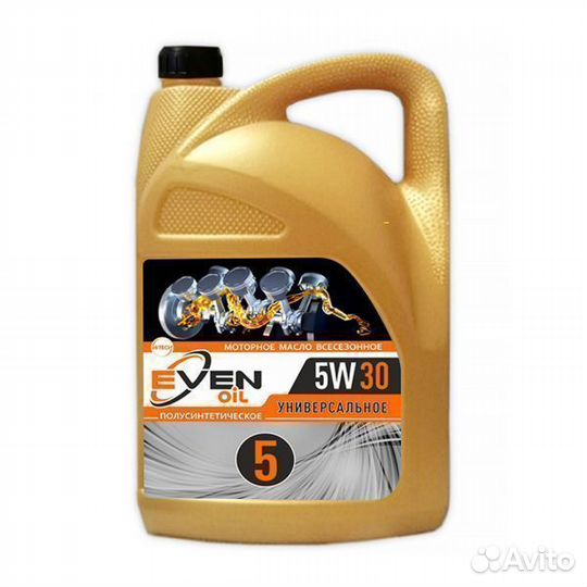 Масло моторное 5W-30 even OIL полусинтетическое