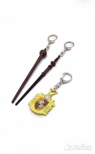 Набор коллекционных брелков Гарри Поттер 3 штуки