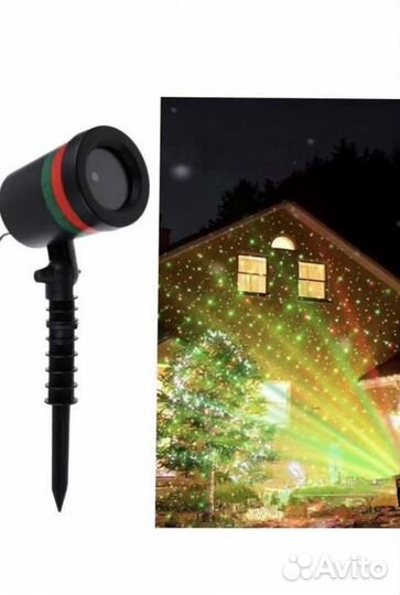 Лазерный светодиодный проектор Laser Light Звезды