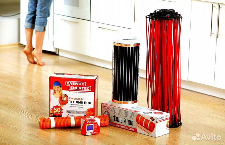 Двухжильный кабельный тёплый пол daewoo enertec