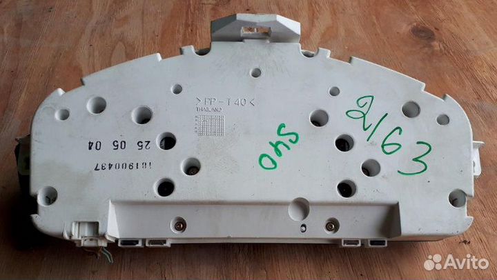 Панель приборов Volvo S40