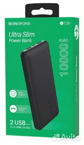 Powerbank Borofone BT28 10000mAh черный
