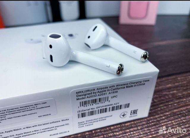Наушники AirPods 2 премиум AAA