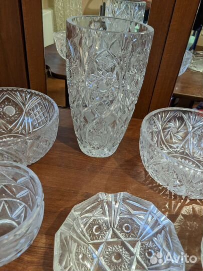 Хрустальная ваза
