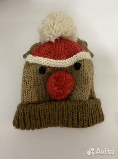 Новгодняя шапка олень zara