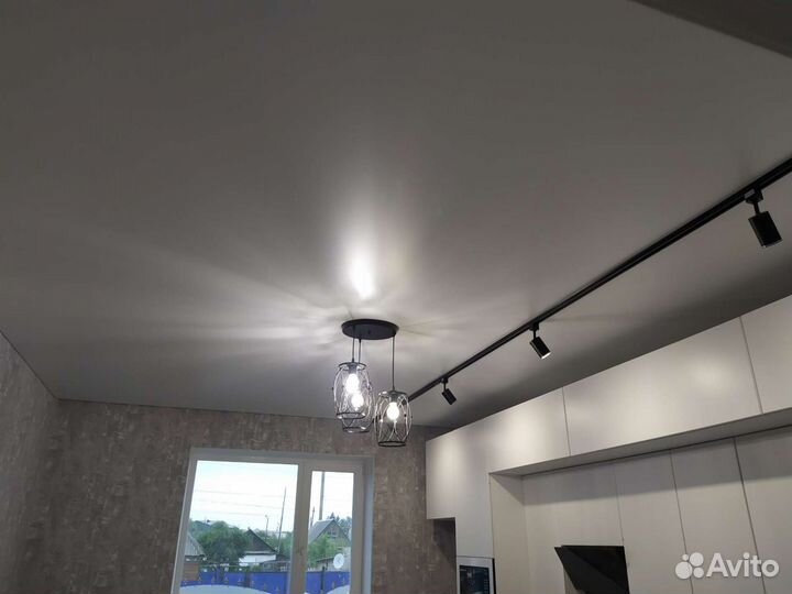 Монтаж натяжных потолков, люстры,светильники