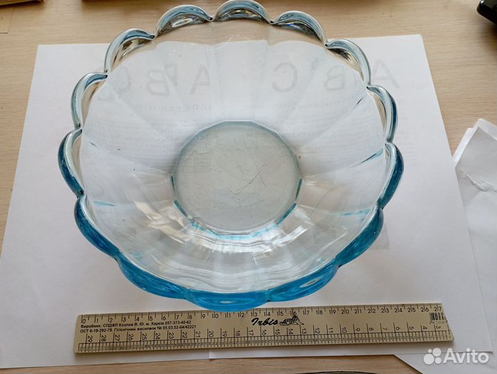 Посуда цветное стекло СССР