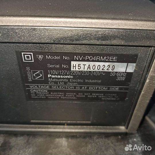 Видеомагнитофон Panasonic NV P04RM2EE