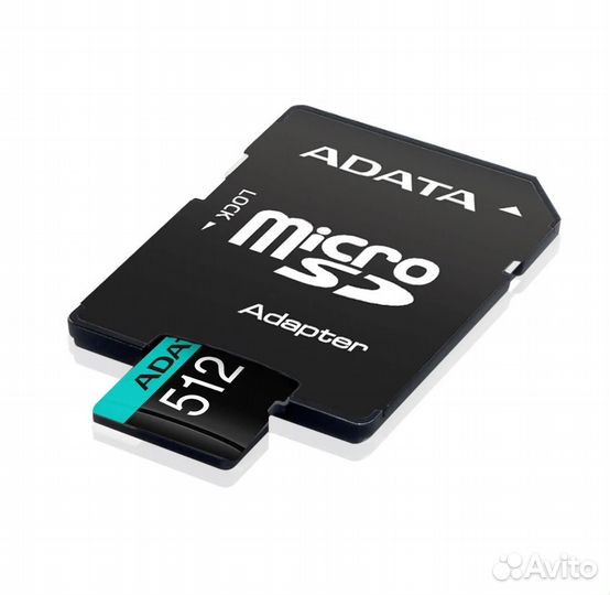 Карта памяти MicroSD 64gb с адаптером
