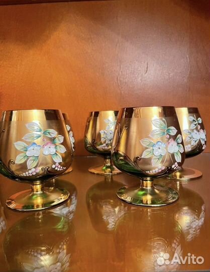 Бокалы, Богемское стекло