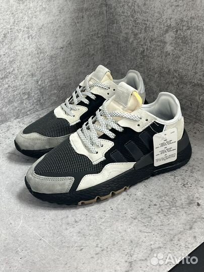 Кроссовки Adidas Nite Jogger White Black