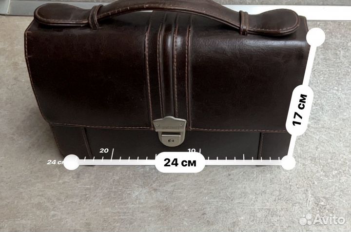 Барсетка кожаная мужская бу