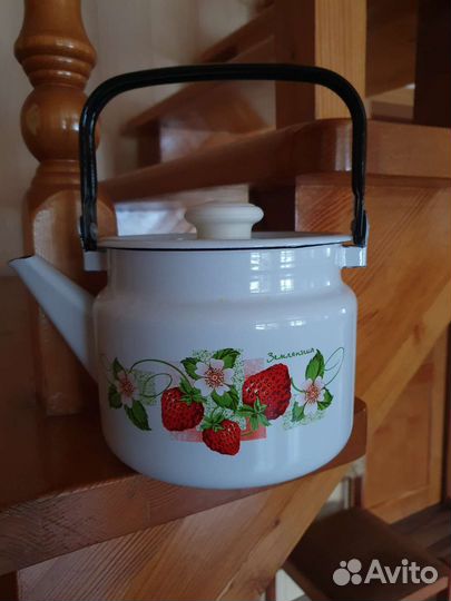 Чайник эмалированный