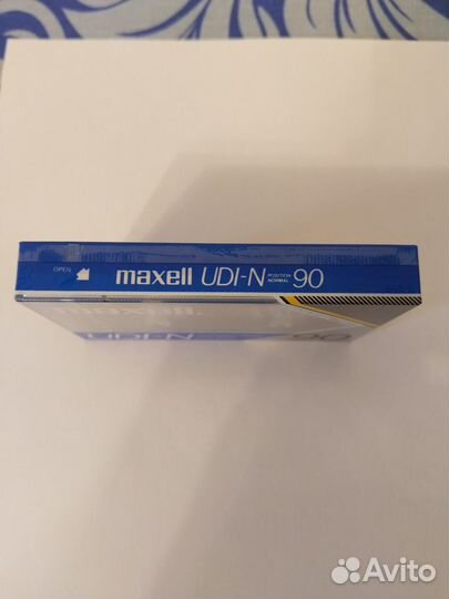 Аудиокассета Maxell UDI-N 90 редкая 1987г