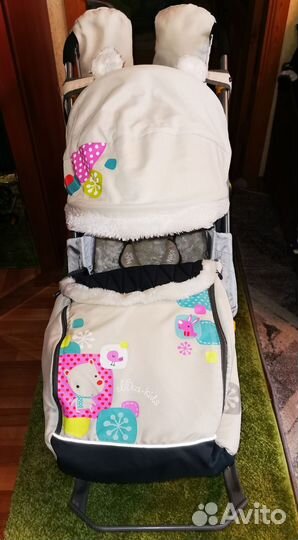 Санки коляска nika