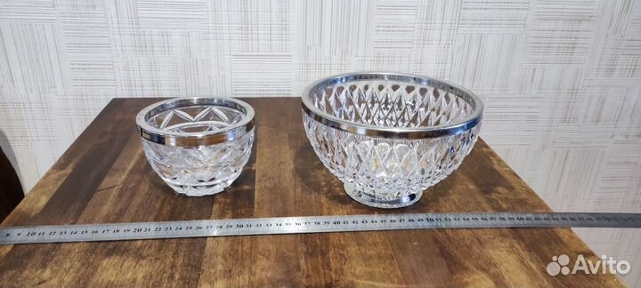 Салатник хрустальный СССР