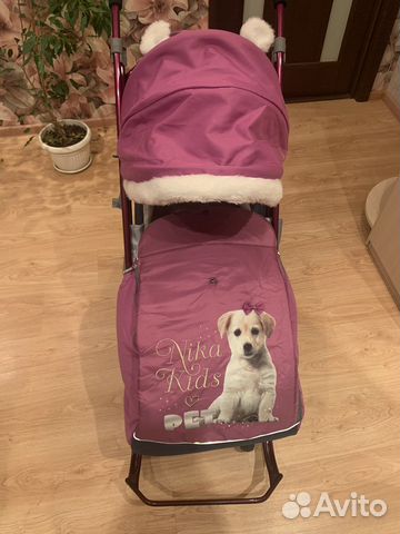 Коляска санки