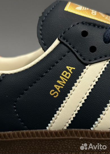 Кроссовки Adidas Originals Samba Og Blue Люкс