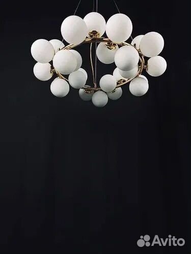 Подвесная люстра SVT 8899 Шарики 25/G4 Золото