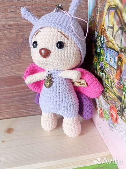 Игрушка бабочка, подвеска, брелок