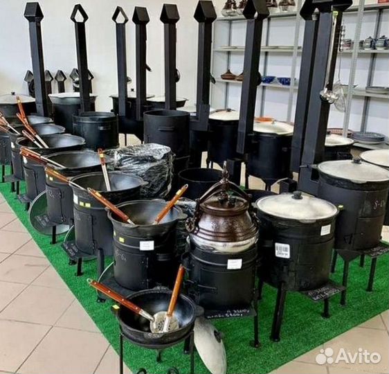 Печь с трубой 12л